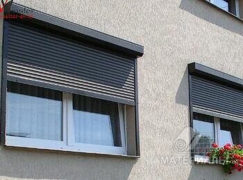 Защитные металлические роллеты на наружные окна